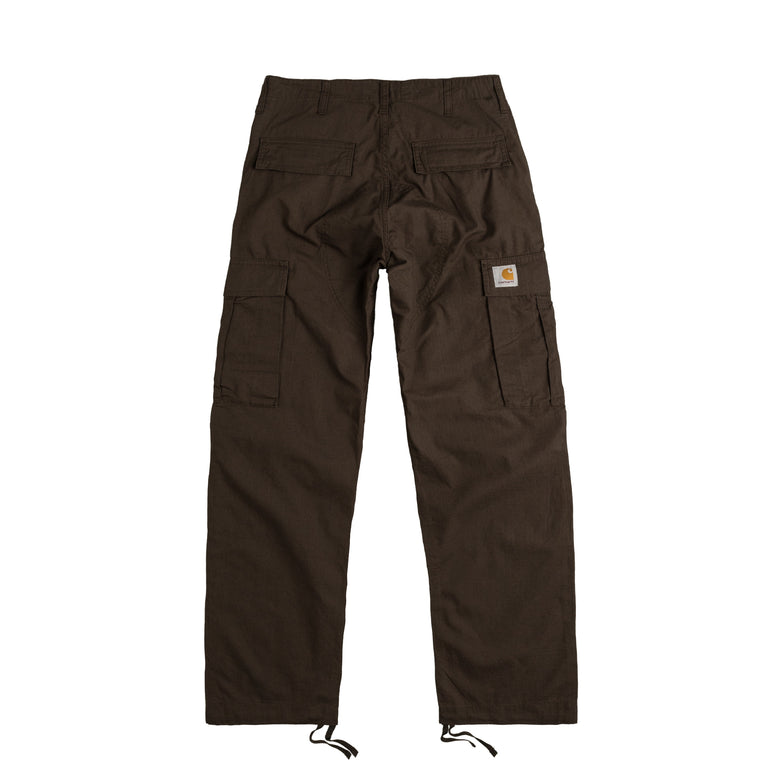 Carhartt WIP REGULAR PANT - Cargo trousers - larch rinsed/evergreen -  Zalando